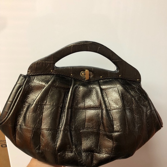 Monsac Bags Monsac Original Croc Embossed Mini Handbag Poshmark